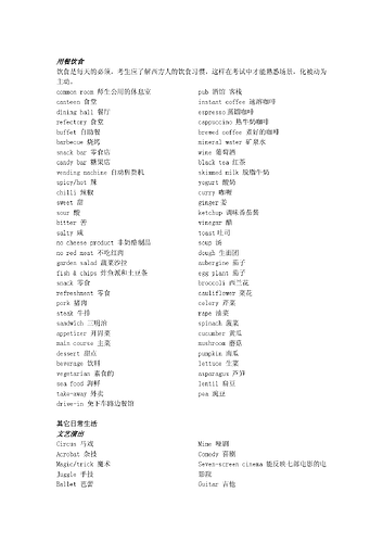 双向听力词汇表11